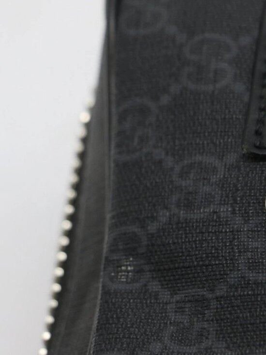 GUCCI GG Supreme Sling Backpack Belt Bag Sherry Line - Black main image 14